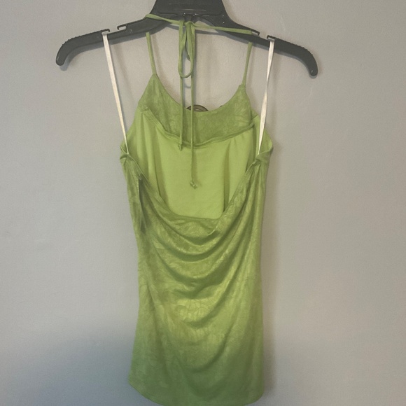 Vintage IZ byer Brat Green Halter Top Size S - Picture 6 of 7